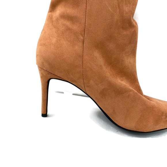 Jeffery Campbell Pillar Hi Over The Knee Stiletto Blush Stretch Boots 8.5 - Picture 11 of 15